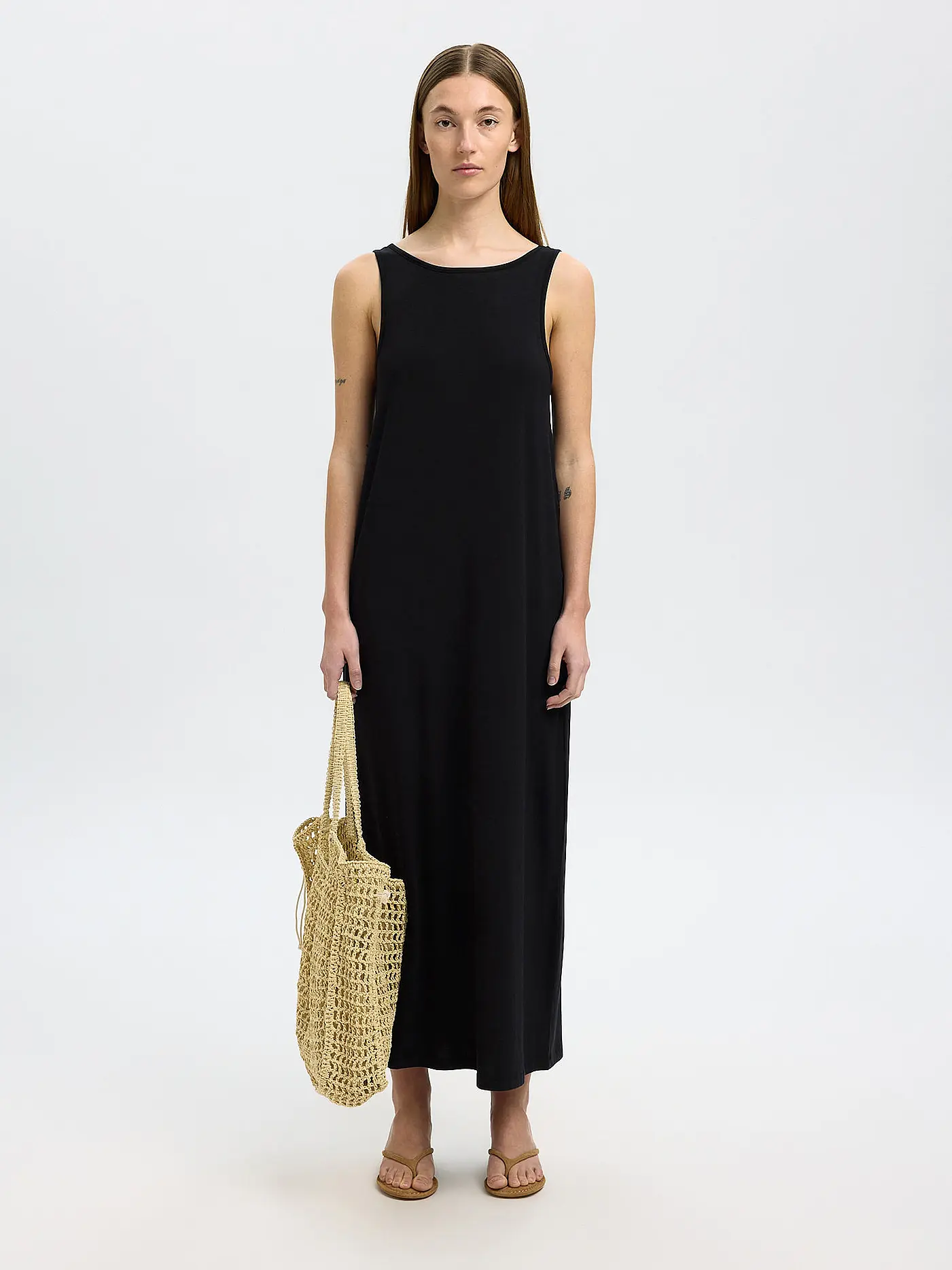 SELECTED FEMME | Maxikleid  SLFANOLA | schwarz